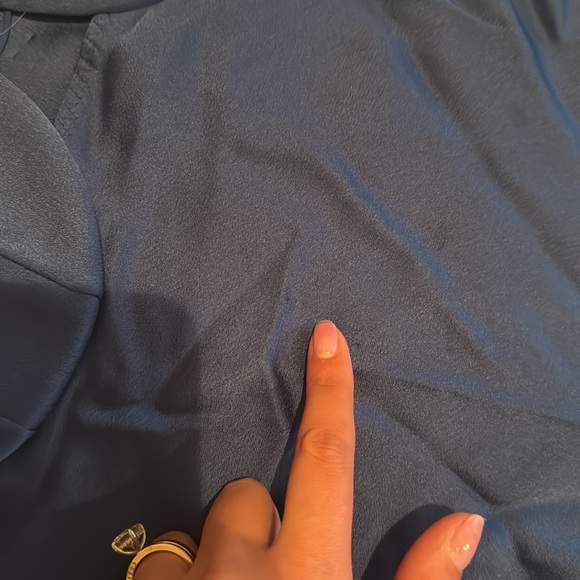 NWT Anna October Tulip Maxi Dress in Blue size medium - Picture 8 of 10